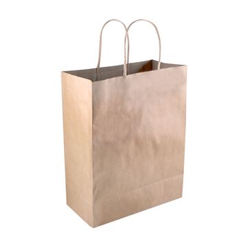 Cosco Bag, Kraft, 8 x 4 x 10.25 inches, Brown (098375)