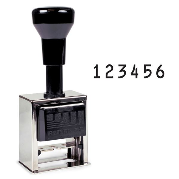 Cosco® Reiner Multiple Movement Numbering Machine, Black (026304)