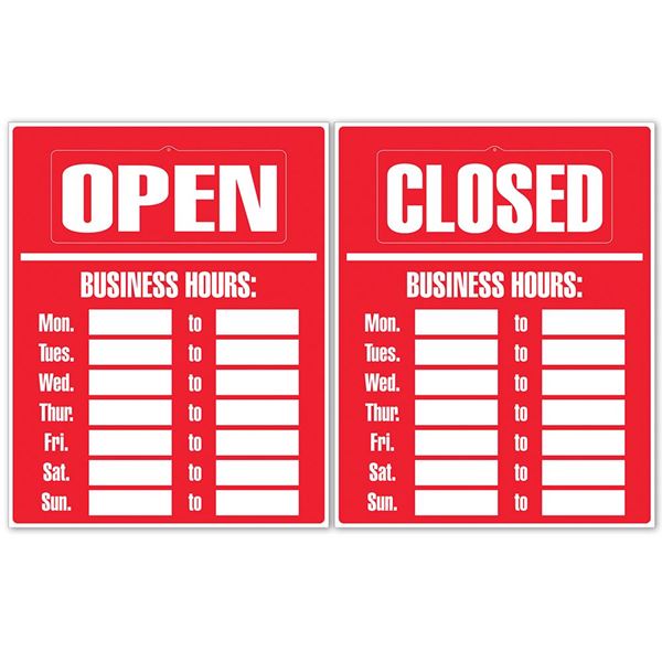 Cosco Sign, Reverse Open/Closed (098072)