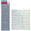 Creative Start ® Reusable Stencil, Letters, Numbers and Characters, 3" (098165)