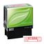 2000 PLUS Green Line Self-Inking Message Stamp, ENTERED, 80% Recycled, 1 1/2" x 9/16" impression, Red Ink (098368)