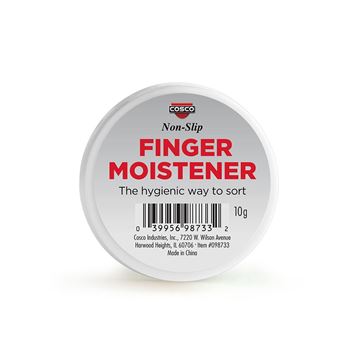 COSCO Fingertip Moisteners, 10g container, 3/Pack