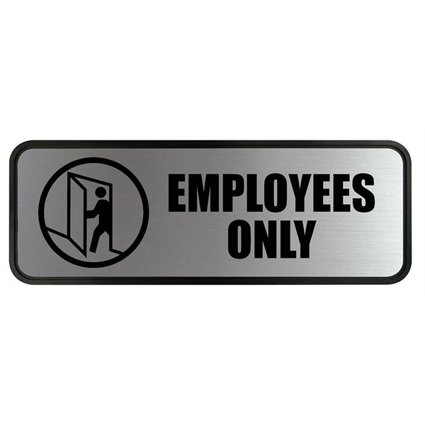 COSCO Employees-Only Sign (COS098206)