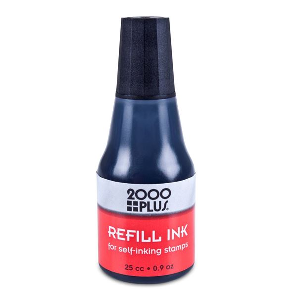 2000 PLUS Ink Refill for Self-Inking Stamps and Stamp Pads, Black – 0.9 oz. (032962)