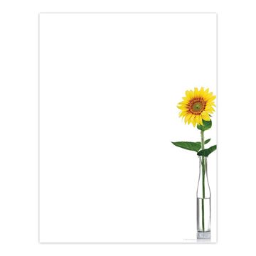 Great Papers! Sunflower Day Letterhead Stationery, 8.5" x 11", 80 count, Inkjet and Laser Printer Compatible (2020148)