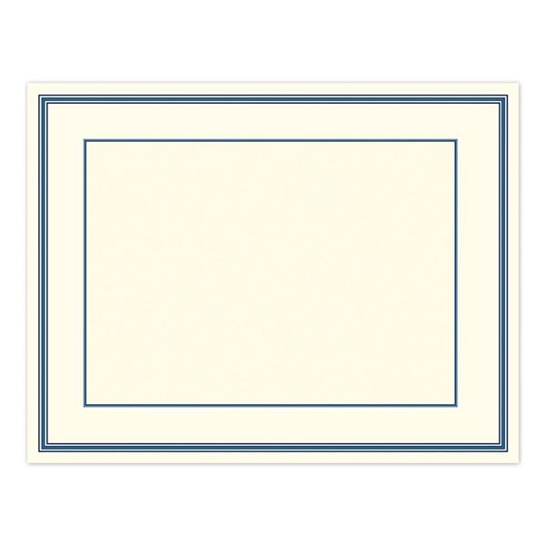 Great Papers! Navy Embossed Border Certificate, 8.5" x 11", 15 Count (20103774)