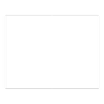 Great Papers!  White 2-Up Invitations, 25 sheets/50 invitations, 8.5" x 5.5" (909007)