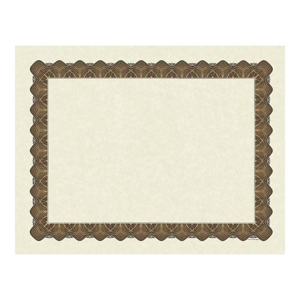 Great Papers! Metallic Gold Border Certificate, for Awards, Achievements and Accomplishments, Printer Friendly 8.5”x11”, 100 Sheet Pack (934000)