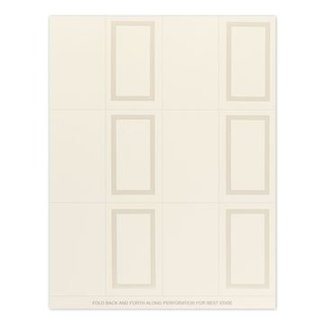 Great Papers! Pearl Border Ivory Foil Place Card - 959005