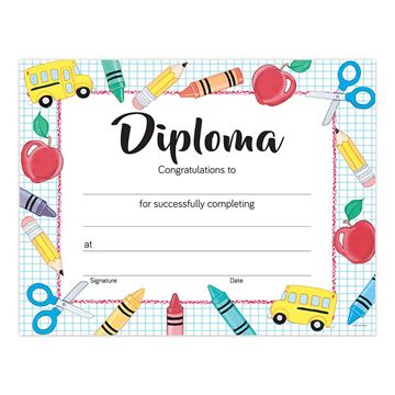 Great Papers!® Grade School Diploma Certificates, 8.5" x 11", 15 count (2020002)