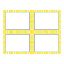 Great Papers! Fresh Slate Damask 4-Up Postcard - 2012141