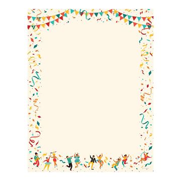 Great Papers!® Mardi Gras Letterhead, 8.5" x 11", 80 count (2020020)