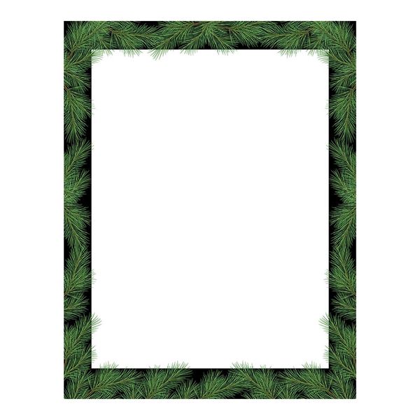 Great Papers! Christmas Pine Holiday Letterhead, 8.5" x 11", 80 sheets (2018009)