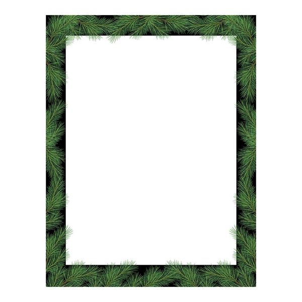 Great Papers! Christmas Pine Holiday Letterhead, 8.5" x 11", 80 sheets (2018009)