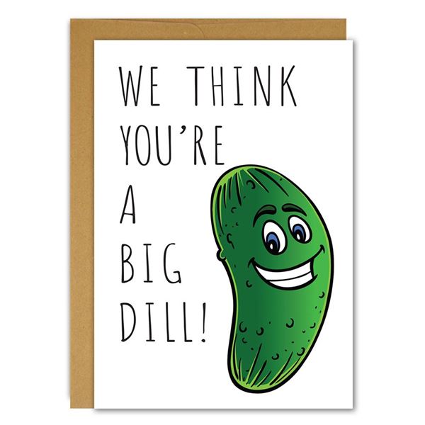 Great Papers!® Big Dill Encouragment Greeting Card, 6.75" x 4.75", 3 count (2020011)