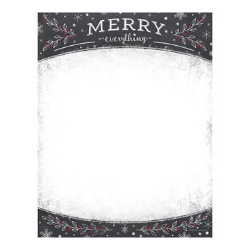 Great Papers! Merry Everything Holiday Letterhead , 8.5" x 11", 80 count (2020105)