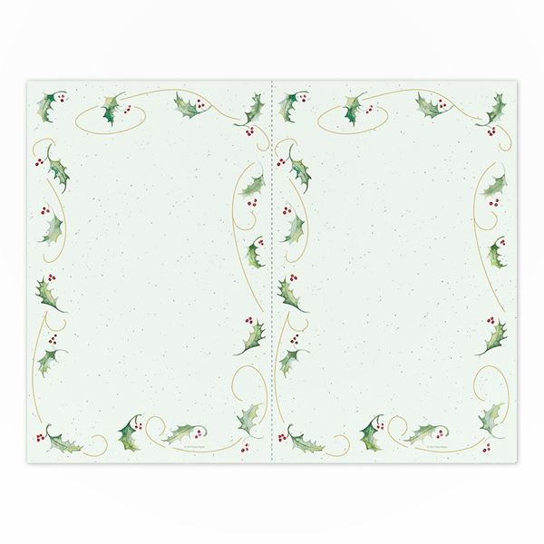 Great Papers! Holly Bunch 2-Up Invitation, 25 sheets/50 invitations, 5.5" x 8.5" (926234)