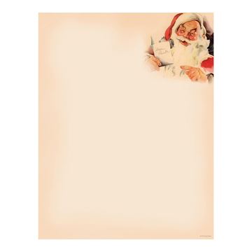 Great Papers! Vintage Santa Letterhead, 8.5" x 11", 80 Count (2019111)