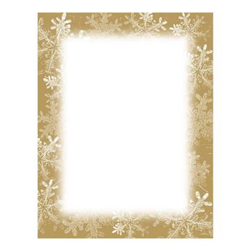 Great Papers! Frosted Holiday Wishes Letterhead, 250 sheets, 11" x 8.5" (2011593)