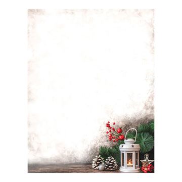 Great Papers! Lantern Greetings Holiday Stationery Letterhead, 8.5" x 11", 50 count (2021108)