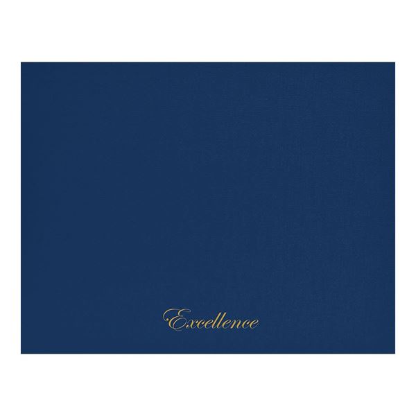 Great Papers! Excellence Certificate Cover, Navy, 12" x 9.375", 5 count (2017044)