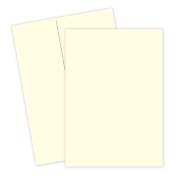 Great Papers! Ivory Flat Cards and Envelopes, 5.5"x7.75", 100 Count (2012093)