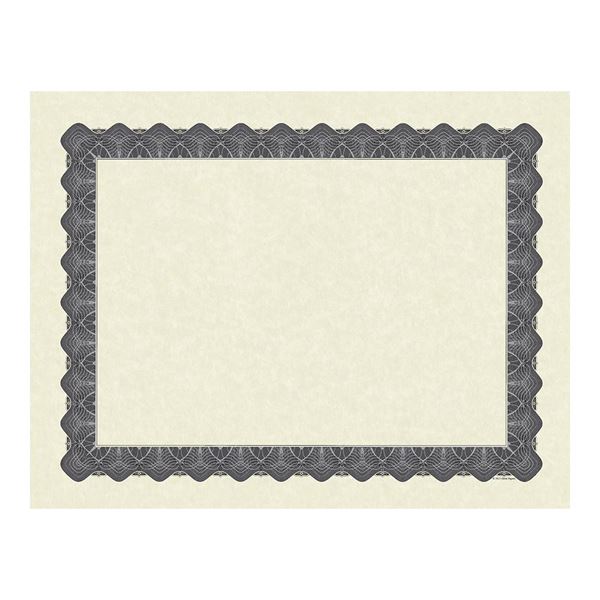 Great Papers! Metallic Silver Border Certificate, 8.5" x 11", 25 Count (934325)