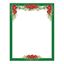 Great Papers! Holiday Stationery Letterhead, Poinsettia Valance, 8.5" x 11", 80 count  (2013243)