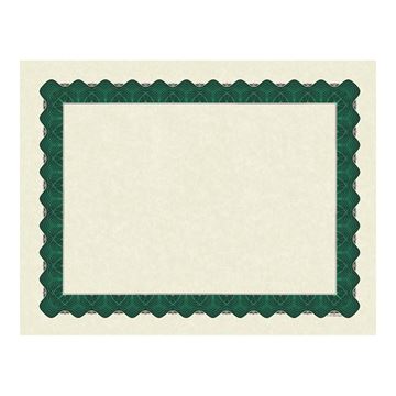 Great Papers! Metallic Green Border Certificate, 8.5"x 11", 100 Count (934200)