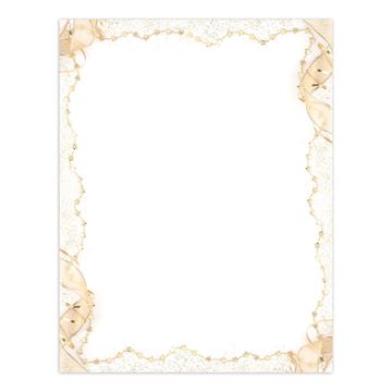 Great Papers! Gold Party Letterhead, 80 Count, 8.5"x11" (2013183)