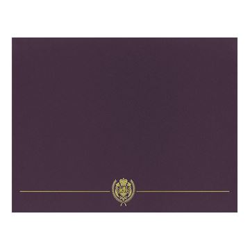 Great Papers! Plum Classic Crest Certificate Cover, 12"x 9.375", 5 Count (903116)