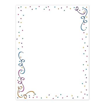 Great Papers! Party Elements Letterhead, 8.5 x 11 Inches, 80 Count (2013189)