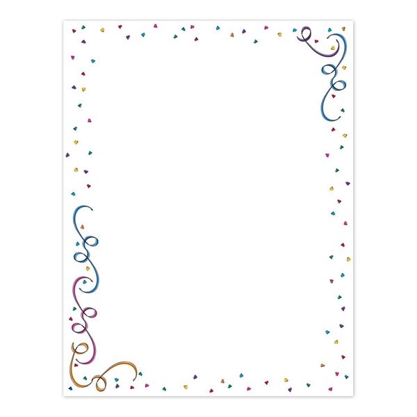 Great Papers! Party Elements Letterhead, 8.5 x 11 Inches, 80 Count (2013189)