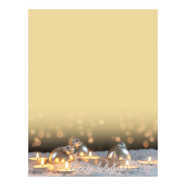 Great Papers! Holiday Glow Holiday Stationery Letterhead, 8.5" x 11", 50 count (2021116)