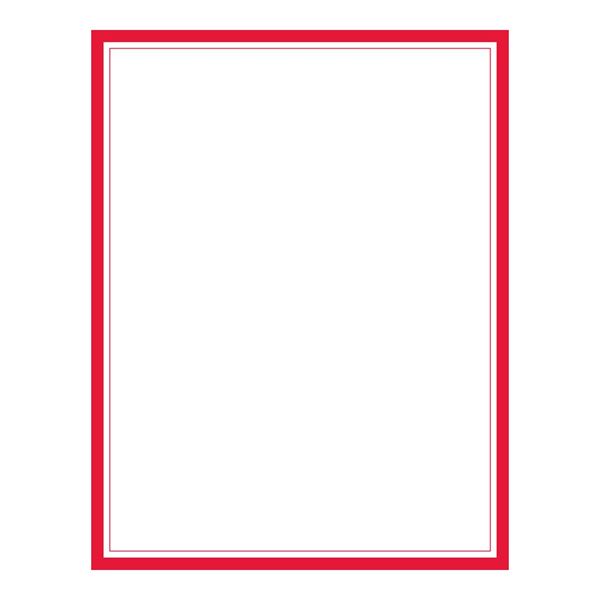 Great Papers! Red Border Letterhead, 8.5"x11", 80 Count (2014018)