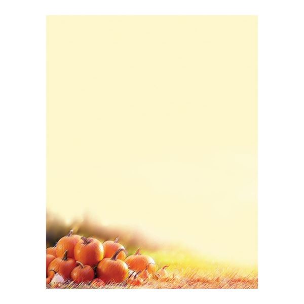 Great Papers! Glistening Pumpkins Letterhead, 8.5" x 11", 80 Count (2019087)