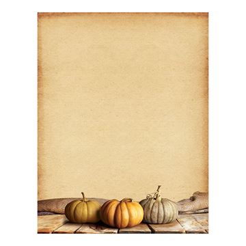 Great Papers! Fall Pumpkins Letterhead, 8.5" x 11", 25 Count (2019095)