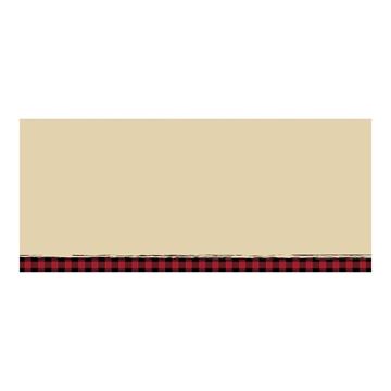 Great Papers! Buffalo Plaid Reindeer #10 Envelope, 4.125" x 9.5", 40 Count (2019100)