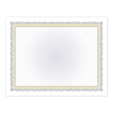 Great Papers! Twisty Graph Navy and Gold Foil Certificate, 8.5" x 11", 15 Count (2013295)