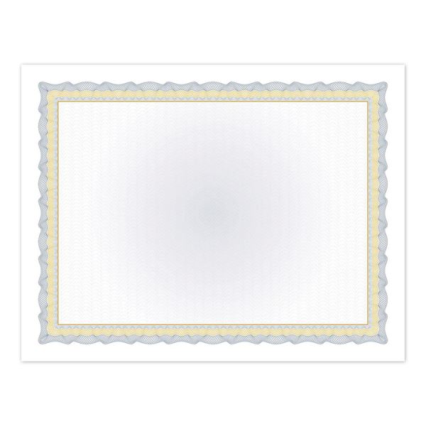 Great Papers! Twisty Graph Navy and Gold Foil Certificate, 8.5" x 11", 15 Count (2013295)