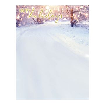 Great Papers! Holiday Pathway Holiday Stationery Letterhead, 8.5" x 11", 50 count (2021117)