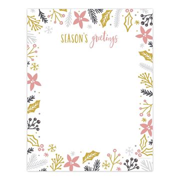 Great Papers! Modern Holiday Letterhead, 8.5" x 11", 80 count (2020101)