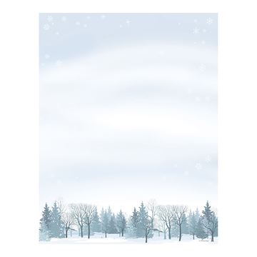 Great Papers! Winter Wonderland Letterhead, 80 count, 11" x 8.5" (2015101)