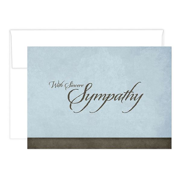 Great Papers! With Sincere Sympathy Card and Envelope, Blank Inside, 6.75 x 4.875 inches, 3 Pack (2020135PK3)