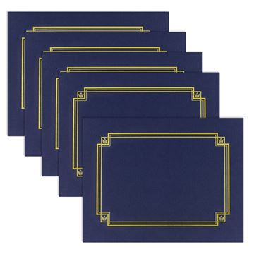 Great Papers!  Certificate Cover, Linen, 12" x 9.375", Navy, 102 count (2020138)