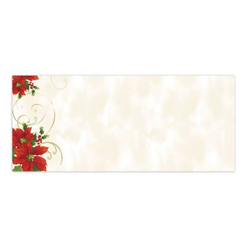 Great Papers! Poinsettia Swirl #10 Coordinating Envelope, 25 count, 9.5" x 4.125" (20103028)