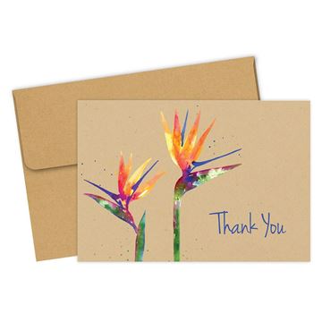 Great Papers!® Paradise  Thank You Note Card & Envelopes, 4.875" x 3.375", 50 count (2020034)