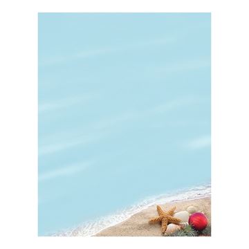 Great Papers! Beachy Holiday Letterhead, 80 count, 11" x 8.5" (2017017)