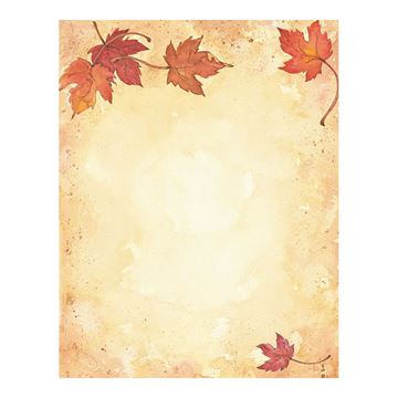 Great Papers! Fall Leaves Letterhead, 25 count, 11"x8.5" (2015055)