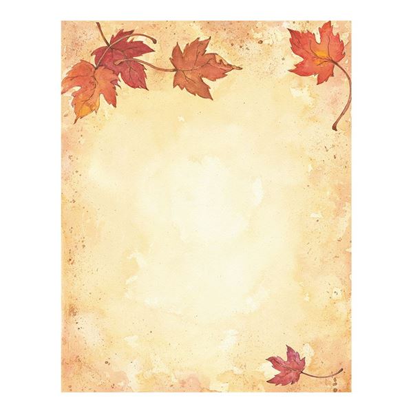 Great Papers! Fall Leaves Letterhead, 25 count, 11"x8.5" (2015055)